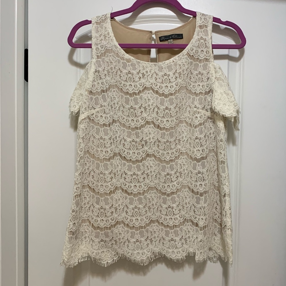 Lace Holiday blouse